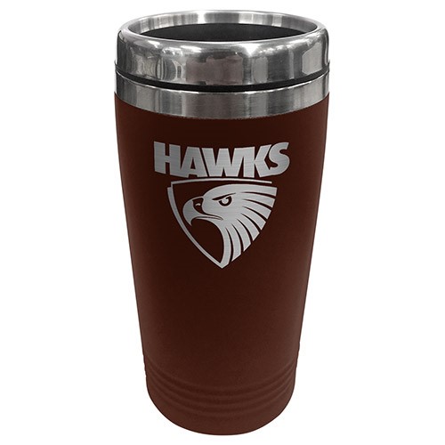 Hawthorn Hawks Travel Mug - Stainless Steel
