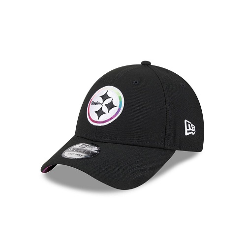 Pittsburgh Steelers 9Forty Crucial Catch Black Snapback Cap