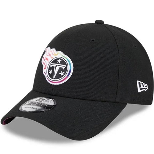 Tennessee Titans 9Forty Crucial Catch Black Snapback Cap