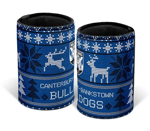 Canterbury Bulldogs Xmas Stubby Cooler