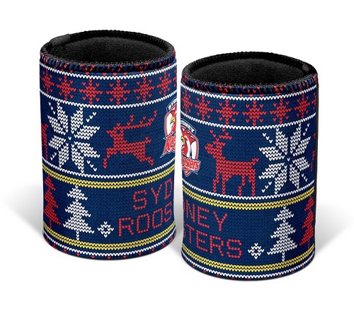 Sydney Roosters Xmas Stubby Cooler