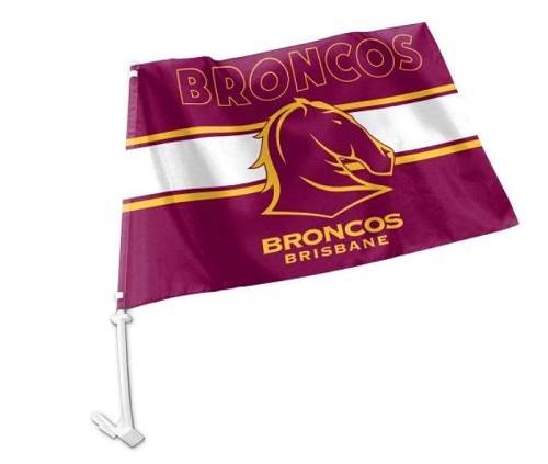 Brisbane Broncos Car Flag