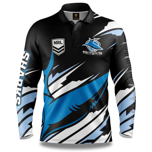 Cronulla Sharks Mens Fishing Shirt - Ignition