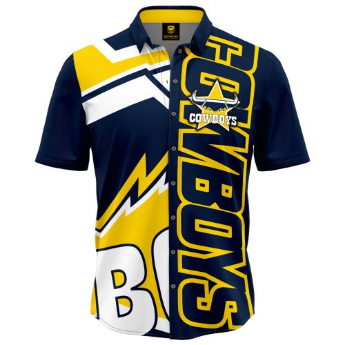 North Queensland Cowboys Mens Party Shirt - Showtime