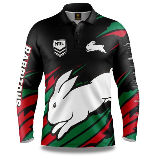 South Sydney Rabbitohs Kids Fishing Shirt - Ignition