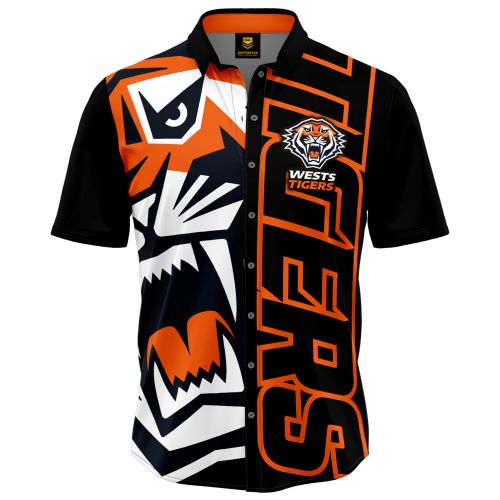 West Tigers Mens Party Shirt - Showtime