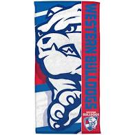 Western Bulldogs Beach Towel