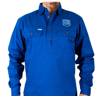 NSW Blues Mens Work Shirt - Long Yard