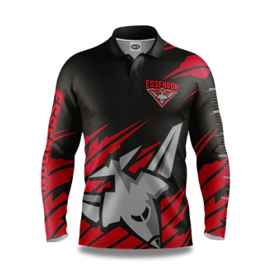 Essendon Bombers Mens Fishing Shirt - Ignition