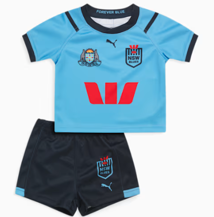 NSW Blues 2024 Kids Home Jersey & Short Set