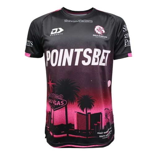 Manly Sea Eagles 2024 Mens Warm Up Tee - Vegas