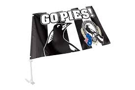 Collingwood Magpies Car Flag