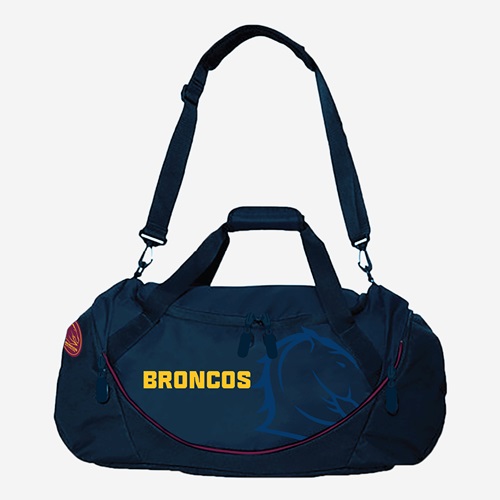 Brisbane Broncos Sports Bag - Shadow
