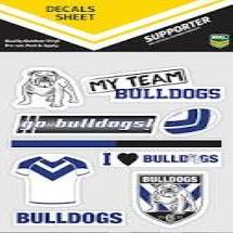 Canterbury Bulldogs Mixed Decals Sheet