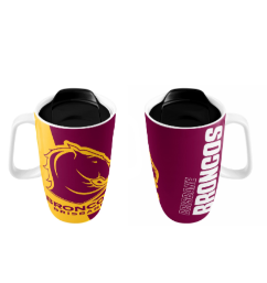 Brisbane Broncos Travel Mug - Handle