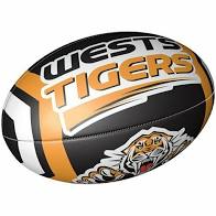 West Tigers Sponge Football