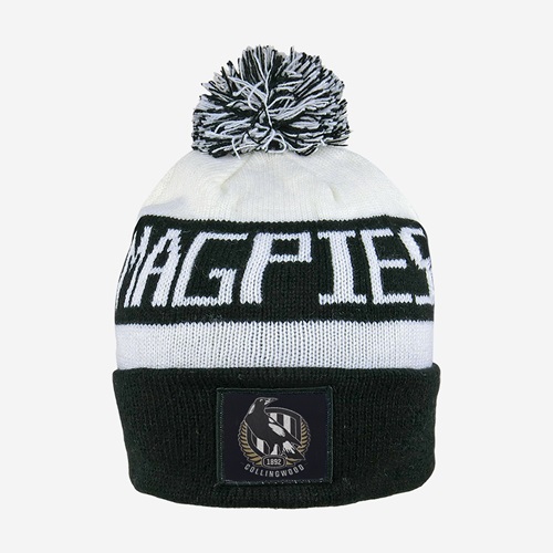 Collingwood Magpies Beanie - Bar
