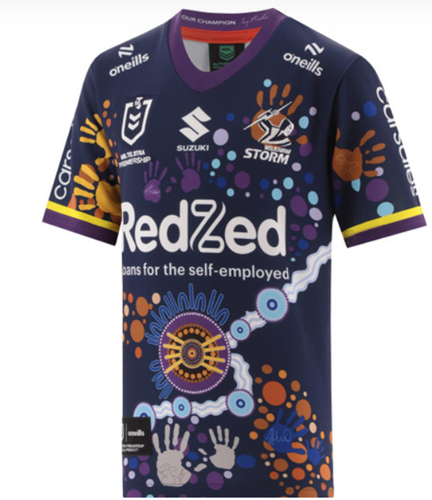 Melbourne Storm 2024 Kids Indigenous Jersey