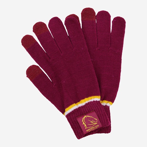 Brisbane Broncos Touchscreen Gloves