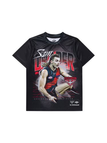 Essendon Bombers Mens Player Tee - Sam Draper