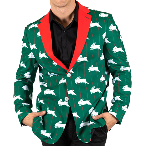 South Sydney Rabbitohs Mens Sports Jacket - Front Bar