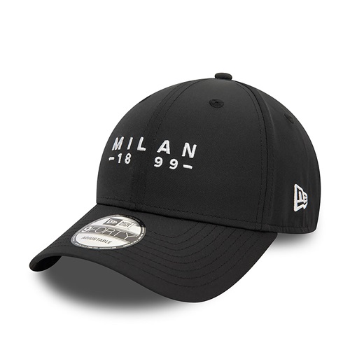 AC Milan FC 9FortyCS Established Wordmark Black Cap