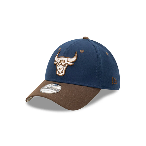 Chicago Bulls 39Thirty Rustic Navy Stretch-Fit Cap