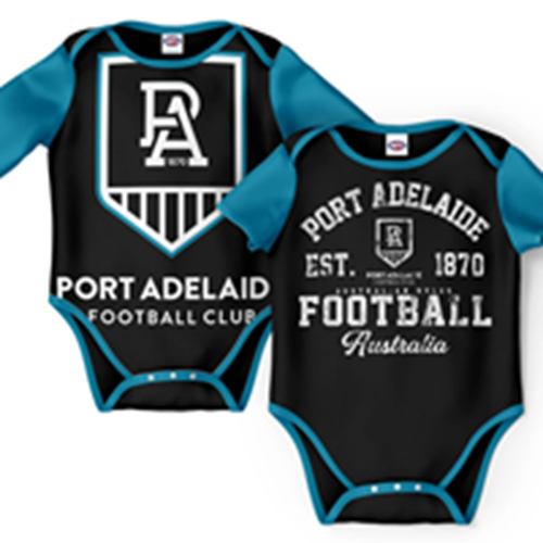 Port Adelaide Power 2PC Bodysuit Gift Pack