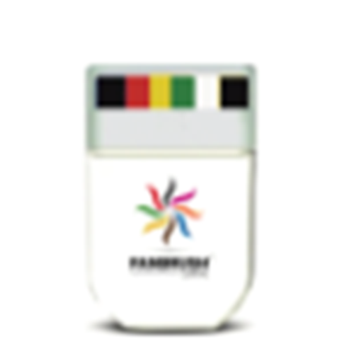 Black/Red/Yellow/Green/White Face Paint