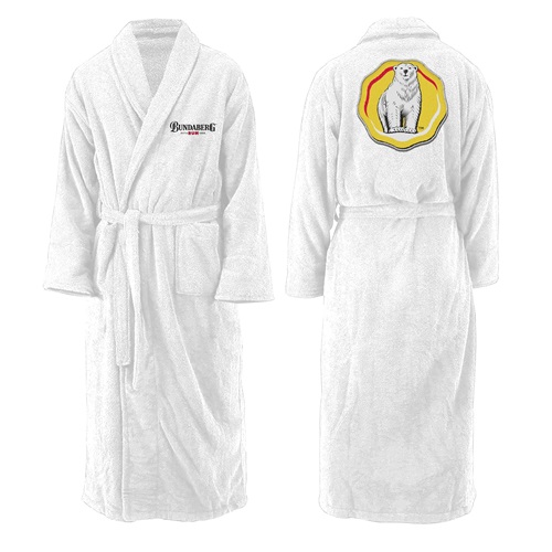Bundaberg Rum Mens Bath Robe - Long Sleeve