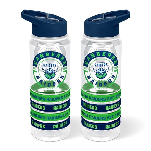 Canberra Raiders Water Bottle - Tritan & Bands