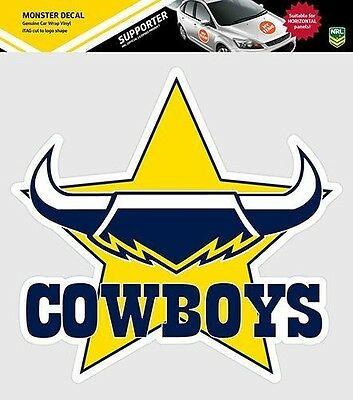North Queensland Cowboys Monster Decal - Fridge