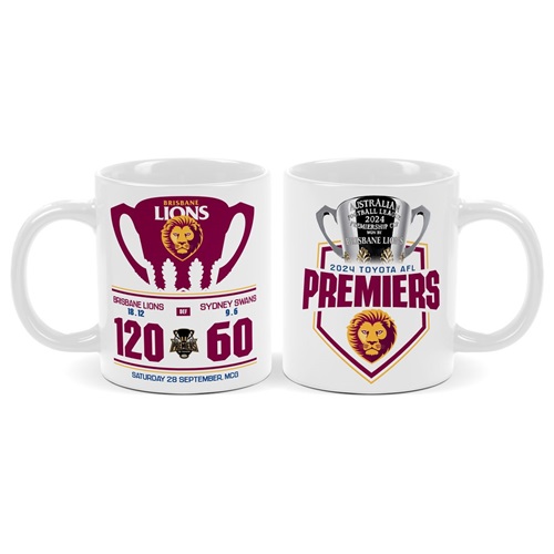 Brisbane Lions Coffee Mug - 2024 Premiers
