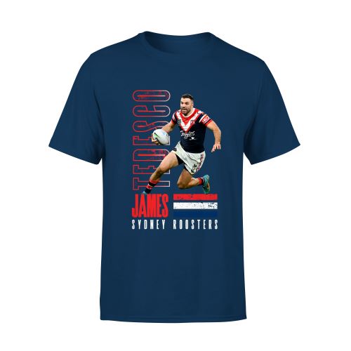 Sydney Roosters Mens Player TShirt - James Tedesco