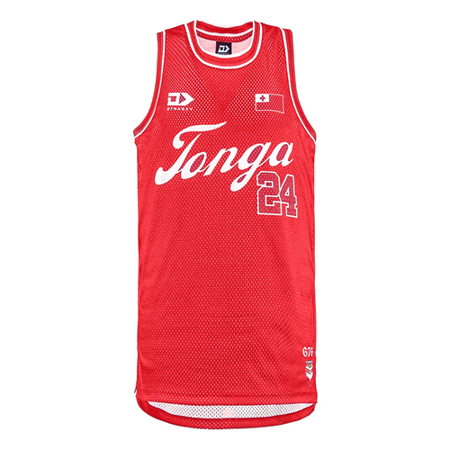 Tonga 2024 Mens Basketball Singlet
