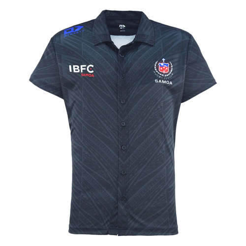 Toa Samoa 2024 Mens Button Up Polo