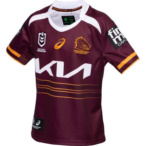 Brisbane Broncos 2025 Kids Home Jersey