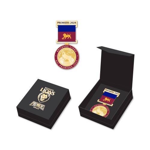 Brisbane Lions Medal with Ribbon - 2024 Premiers