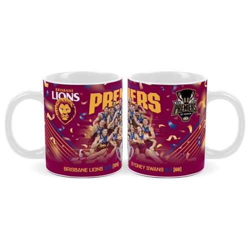 Brisbane Lions Coffee Mug - 2024 Premiers Team Photo