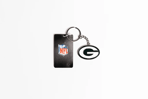 Green Bay Packers Keyring - Metal Logo
