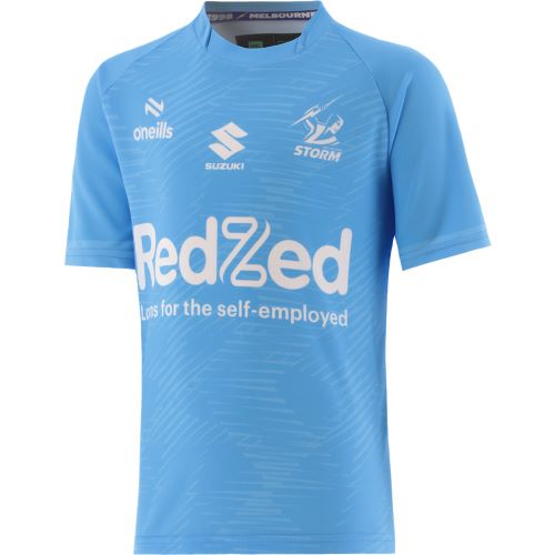 Melbourne Storm 2025 Kids Training Tee - Blue