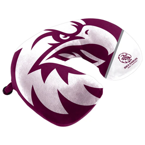 Manly Sea Eagles Travel Pillow