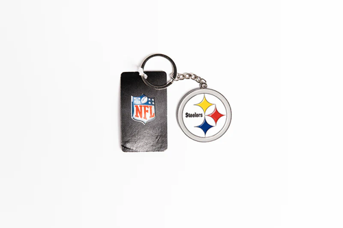 Pittsburgh Steelers Keyring - Metal Logo