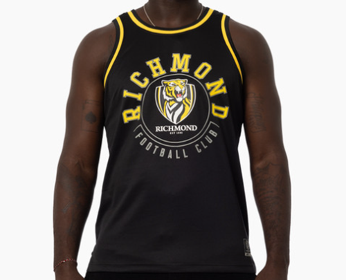 Richmond Tigers Kids Mesh Basketball Singlet