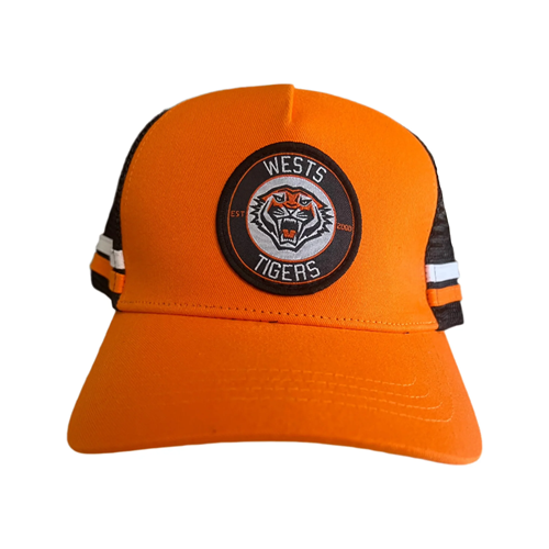 West Tigers Stripe Trucker Cap