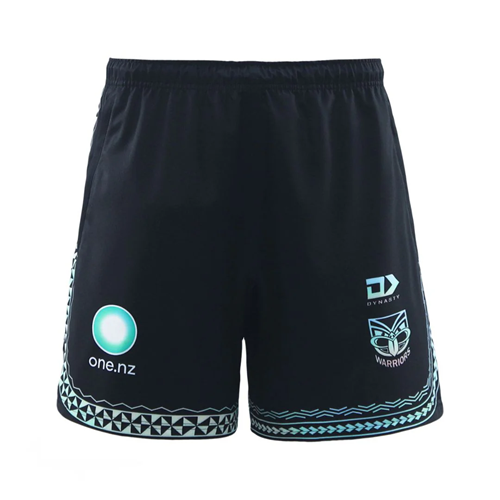 NZ Warriors 2025 Mens Gym Shorts - Pasifika