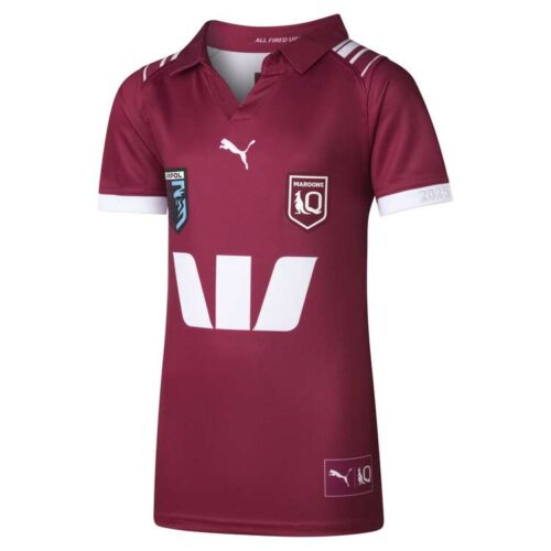 QLD Maroons 2025 Kids Home Jersey