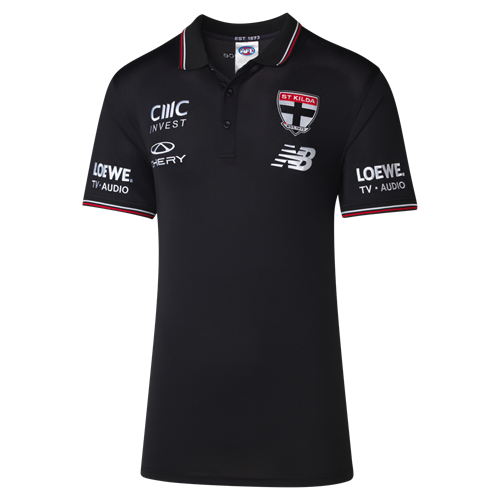 St Kilda Saints 2025 Mens Media Polo