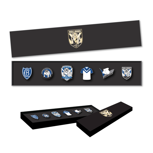 Canterbury Bulldogs Pin Badge Set - Evolution