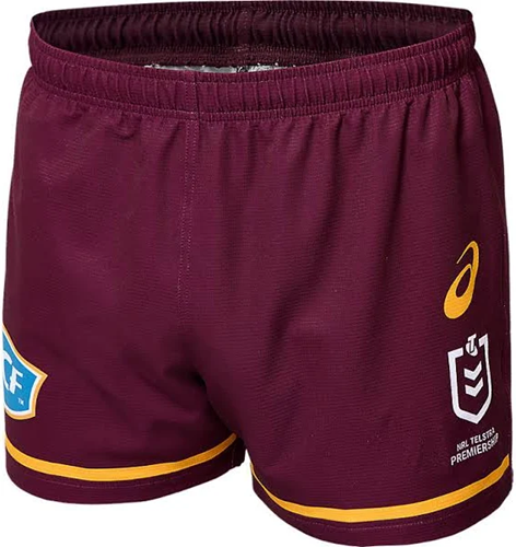 Brisbane Broncos 2025 Mens Home Shorts